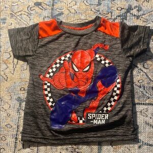 Marvel Black and Red Spider-Man Short Sleeve Tee